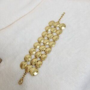 Goldtone 3 Strand Bracelet